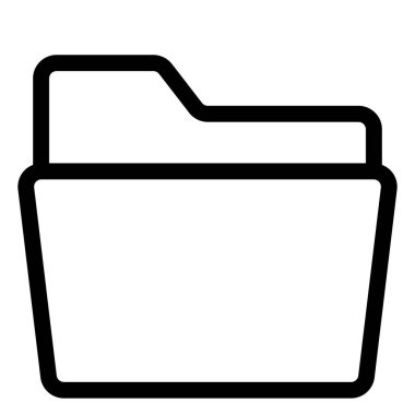 Dizin satırı simgesi çizimi beyaz arkaplanda izole edildi