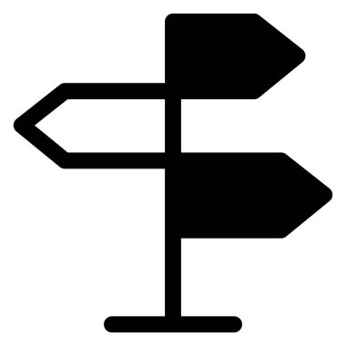 Beyaz arkaplanda izole edilmiş işaret iletisi simgesi vektör illüstrasyonu