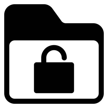 Beyaz arkaplanda izole edilmiş sembol vektör çiziminin kilidini aç