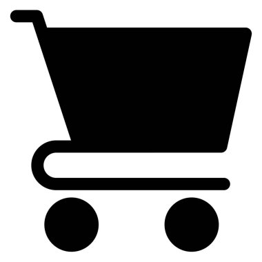 Beyaz arkaplanda izole edilmiş sepet simgesi