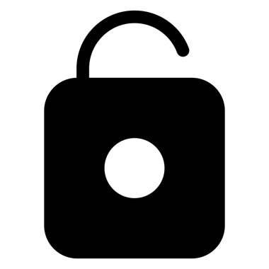 Beyaz arkaplanda izole edilmiş kabartma simgesini aç