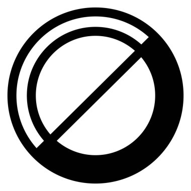 beyaz arkaplanda izole edilmiş blok glyph simgesi