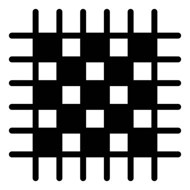 Beyaz arkaplanda izole edilmiş şekil simgesi