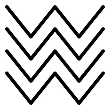 Beyaz arkaplanda izole edilmiş şekil simgesi