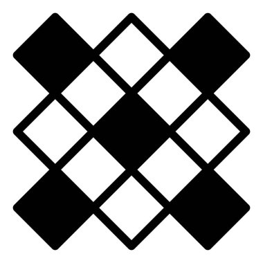 Beyaz arkaplanda izole edilmiş şekil simgesi