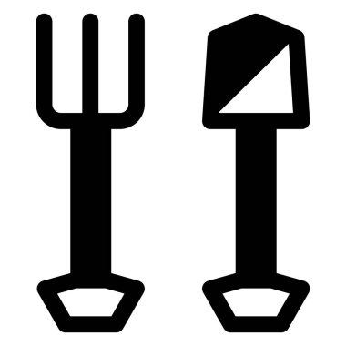 beyaz arkaplanda izole edilmiş maça glyph simgesi