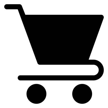 Beyaz arkaplanda izole edilmiş sepet simgesi