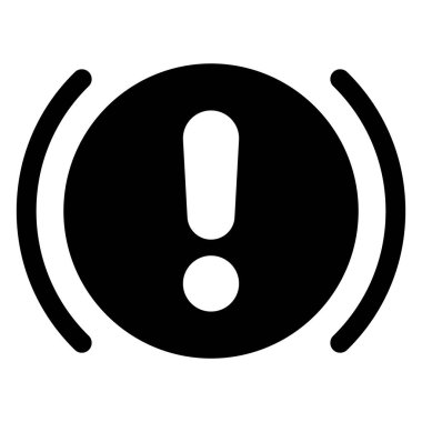 Beyaz arkaplanda izole edilmiş glyph ikon vektör illüstrasyonunu kır