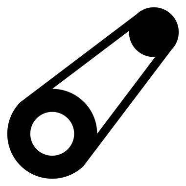 Kemer sembolü vektör çizimi beyaz arkaplanda izole edildi