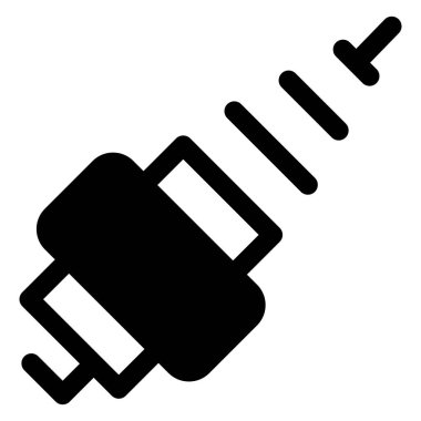 Beyaz arkaplanda izole edilmiş kıvılcım sembolü vektör illüstrasyonu