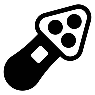 Beyaz arkaplanda izole edilmiş elektrikli traş kabartma simgesi vektör çizimi