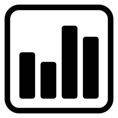 grafik sembolü vektör çizimi beyaz arkaplanda izole edildi