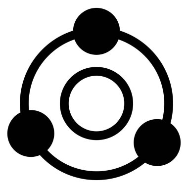 Beyaz arkaplanda izole edilmiş sembol vektör illüstrasyonunu paylaş