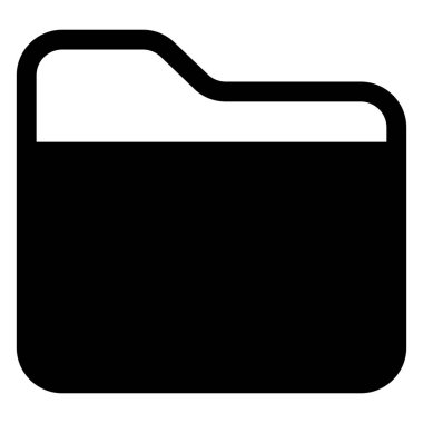 beyaz arkaplanda izole edilmiş dizin sembolü vektör illüstrasyonu