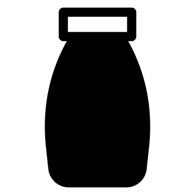 süt sembolü vektör çizimi beyaz arkaplanda izole edildi