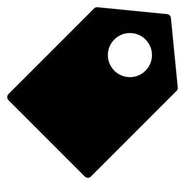 etiket sembolü vektör çizimi beyaz arkaplanda izole edildi