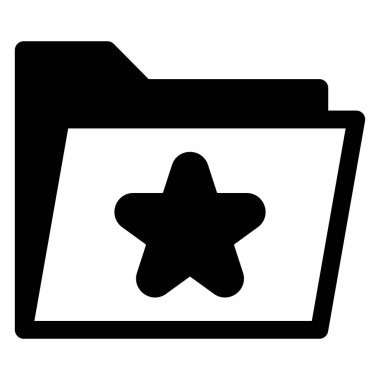 Beyaz arkaplanda izole edilmiş yıldız sembolü vektör çizimi