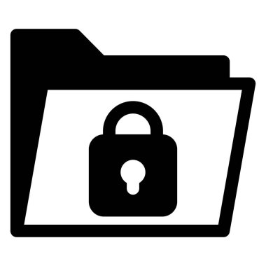 asma kilit sembolü vektör çizimi beyaz arkaplanda izole edildi