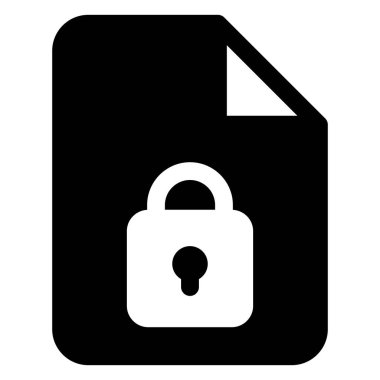 asma kilit sembolü vektör çizimi beyaz arkaplanda izole edildi