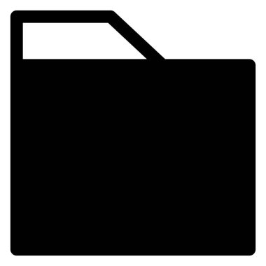 beyaz arkaplanda izole edilmiş dizin sembolü vektör illüstrasyonu