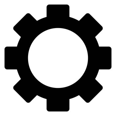 beyaz arkaplanda izole edilmiş glyph simgesi vektör çizimi ayarlanıyor