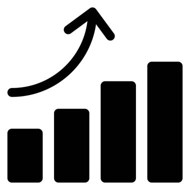 beyaz arkaplanda izole edilmiş çubuk sembolü vektör çizimi