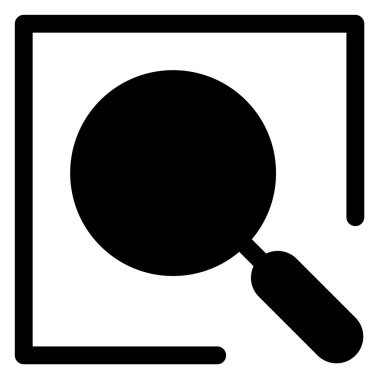 Beyaz arkaplanda izole edilmiş sembol vektör çizimi ara