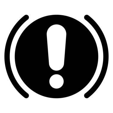 araba glyph simgesi vektör çizimi beyaz arkaplanda izole edildi