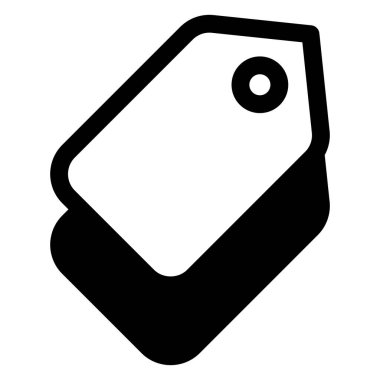 etiketler simge vektör çizimi beyaz arkaplan üzerinde izole