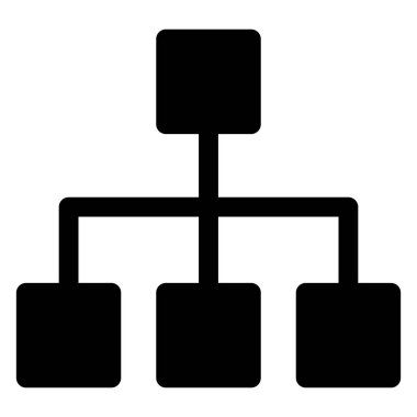 site haritası sembolü vektör çizimi beyaz arkaplanda izole edildi
