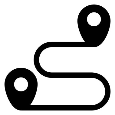 glyph simge vektör illüstrasyonunu beyaz arkaplanda izole et