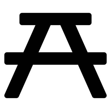 tablo glyph simgesi vektör çizimi beyaz arkaplanda izole edildi