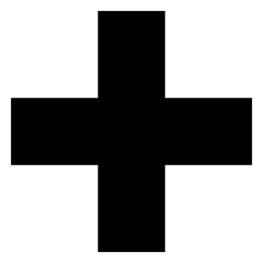 Beyaz arkaplanda izole edilmiş glyph simgesi vektör illüstrasyonu ekle