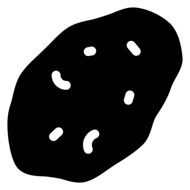 Patates sembolü vektör çizimi beyaz arkaplanda izole edildi