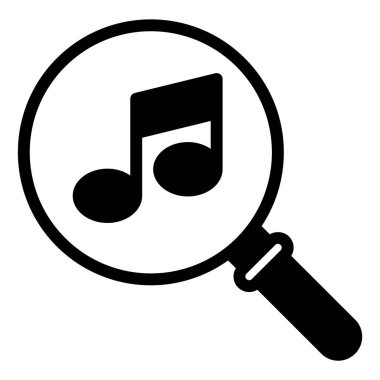 Beyaz arkaplanda izole edilmiş sembol vektör çizimi ara