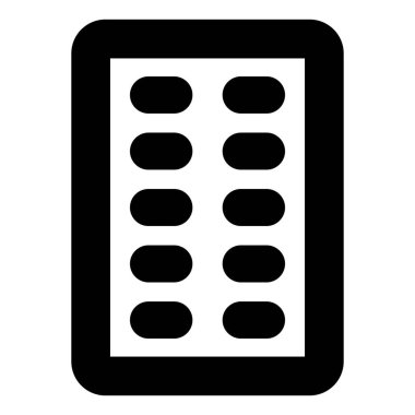 hapların kabartma simgesi vektör çizimi beyaz arkaplanda izole edildi