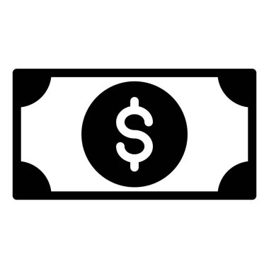 para sembolü vektör çizimi beyaz arkaplanda izole edildi