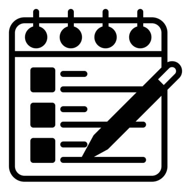 beyaz arkaplanda izole edilmiş glyph simge vektör illüstrasyonunu başlat