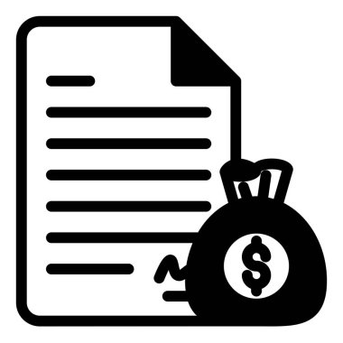 beyaz arkaplanda izole edilmiş hesap sembolü vektör illüstrasyonu