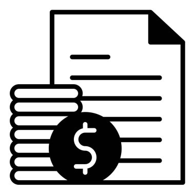 Yatırım sembolü vektör çizimi beyaz arkaplanda izole edildi