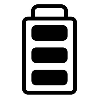 pil simgesi vektör çizimi beyaz arkaplanda izole edildi