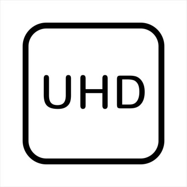 ultra çizgi simgesi vektör çizimi beyaz arkaplanda izole edildi