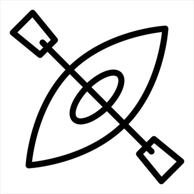 Kano çizgisi simgesi çizimi beyaz arkaplanda izole edildi