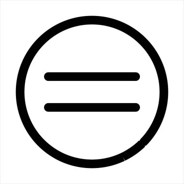 Beyaz arkaplanda izole edilmiş çizgi simgesi çizimini iptal et