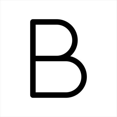 Metin satırı simgesi vektör çizimi beyaz arkaplanda izole edildi