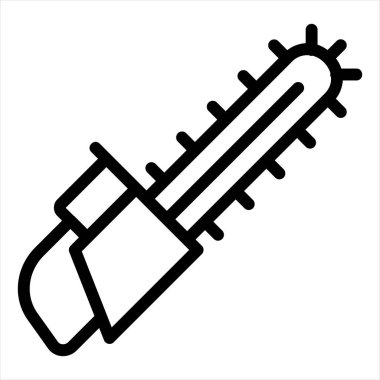 Beyaz arkaplanda izole edilmiş çizgi simgesi vektör illüstrasyonu