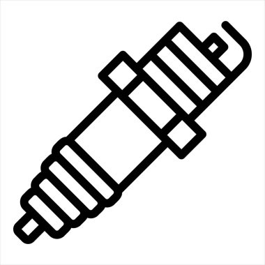 Beyaz arkaplanda izole edilmiş kıvılcım çizgisi simgesi çizimi