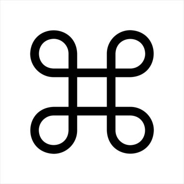 komut satırı simgesi vektör çizimi beyaz arkaplanda izole edildi