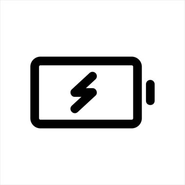 pil çizgisi çizimi beyaz arkaplanda izole edildi