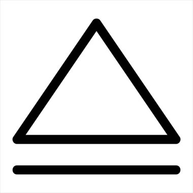 Beyaz arkaplanda izole edilmiş çizgi simgesi çizimi